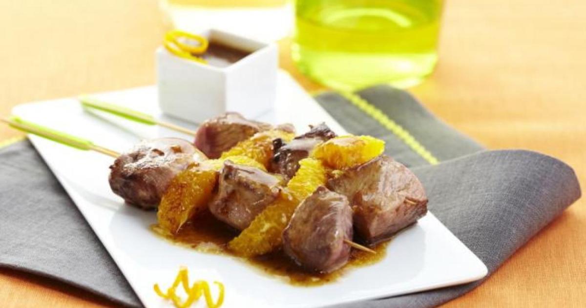 Cuisson Brochette De Canard à La Poêle